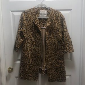 Carol Anderson leopard print coat